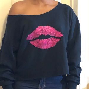 Cropped sweatshirt